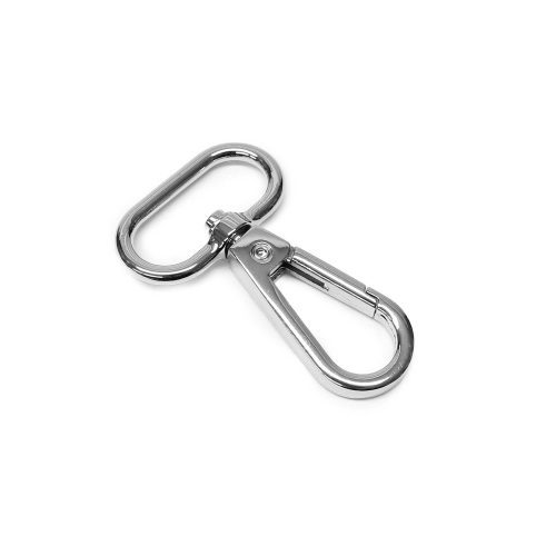 Snap hook, 25 mm, 1 inch, silver