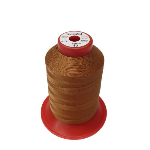 Bag sewing thread, rusty brown, 40, Serafil