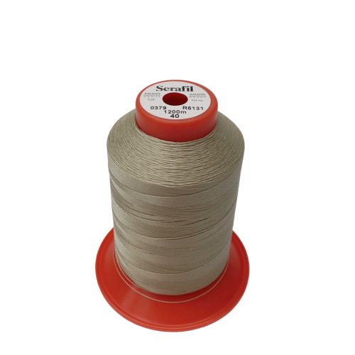 Bag sewing thread, beige, 40, Serafil