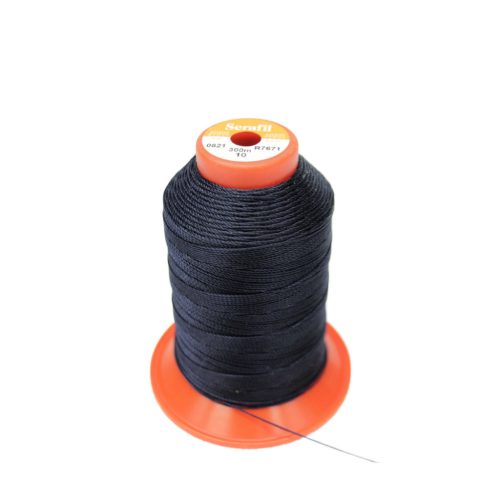 THREAD FOR LEATHER SEWING, Dark Blue, 10