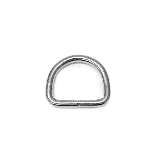 Iron D-ring, 30 mm, Nickel