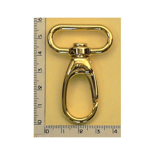 Snap hook 30 mm, Rose Gold