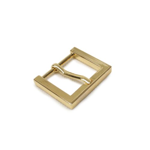 Angular Buckle, Gold, 25 mm