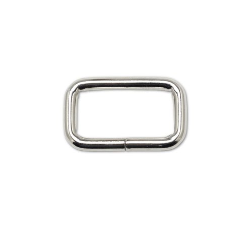 Iron Rectangle Shaped Handbag Strap Holder, Black Nickel, 40 mm x 20 mm