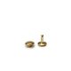 Double Headed Rivet, Gold, 7 mm, long feet