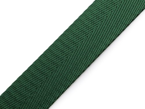 Satin Webbing, green, 25 mm