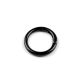 Round Spring Hook, 25 x 4 mm, Black