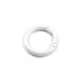 Round Spring Hook, 25 x 4 mm, White