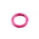 Round Spring Hook, 25 x 4 mm, Pink