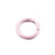 Round Spring Hook, 25 x 4 mm, Light Pink