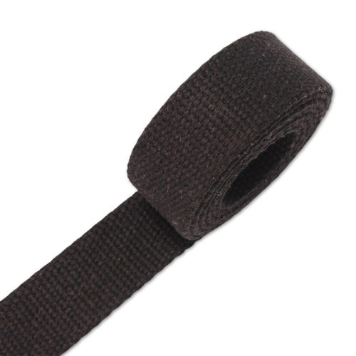 Cotton Strap, Dark Brown, 25 mm