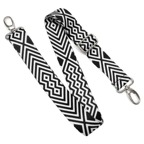 Geometrical pattern Handbag Strap, 38 mm