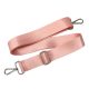 Detachable bag strap, pink satin, 4 cm - 1,5" wide