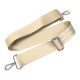 Beige bag strap, 5 cm - 2" wide