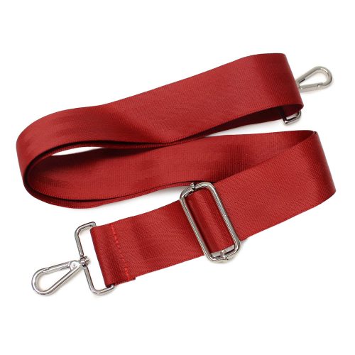 Dark red detachable bag strap, 5 cm - 2" wide