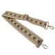 Green patterned, Wide Handbag Strap, 50 mm