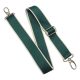 Green changeable bag strap, 38mm wide.