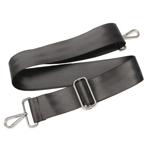 Dark Grey detachable bag strap, 5 cm - 2" wide