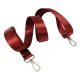 Burgundy satin bag strap 