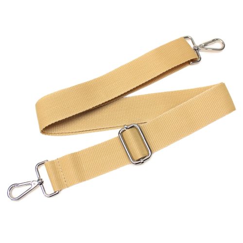 Beige detachable bag strap, 4 cm - 1,5" wide