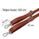 Faux Leather Backpack Strap, Brown