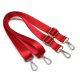 Adjustable lenght backpack strap set, red, 1" - 25 mm wide