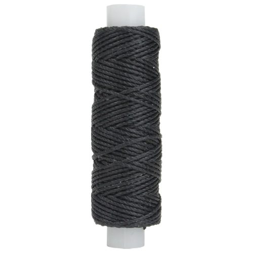 Fine Waxed Thread Black