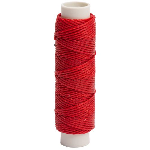 Fine Waxed Thread Red