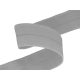 Elastic bias binding, 20 mm, grey