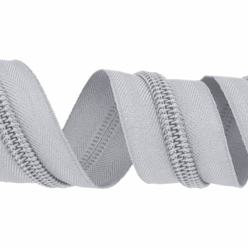 Grey Plastic Spiral Zipper, RT30