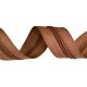 Brown Plastic Spiral Zipper, RT10