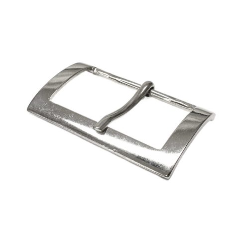 5 cm wide belt buckle, silver colour