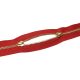 Metal Zipper, T5, Nickel, Red