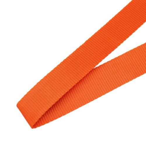 Orange 30mm wide polypropylene webbing