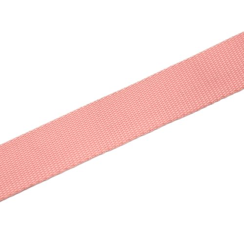 Pink 30mm wide polypropylene webbing