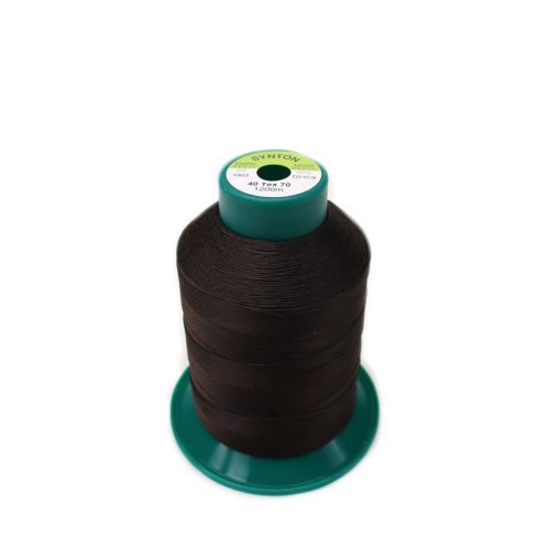 Thread For Leather Sewing, Dark Brown, 40