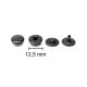 Black Press Stud, 12.5 mm