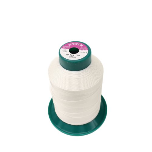 Polyester thread for leather, 20, White