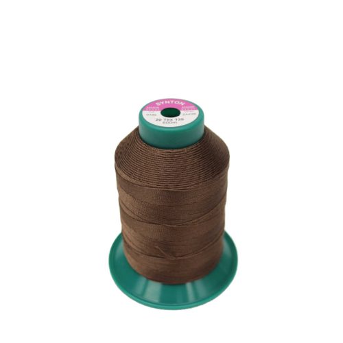 Polyester thread for leather, 20, Brown