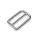 Zinc Alloy fix Tri-Glide Slide, 40x22x4mm, Nickel