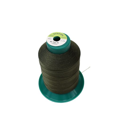 Thread For Leather Sewing, Military green, 40