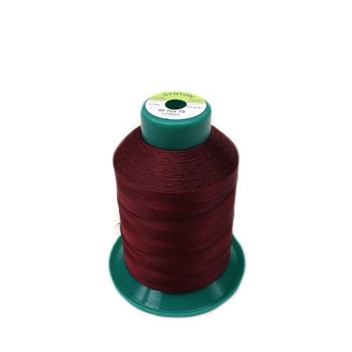 Thread For Leather Sewing, Burgundy, 40