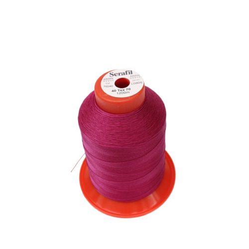 Thread For Leather Sewing, Magenta, 40 Serafil