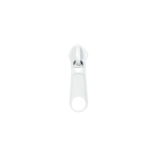 White zipper slider for RT10 plastic zippers