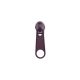 Burgundy zipper slider for RT10 plastic zippers