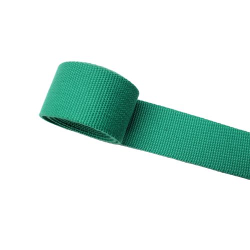 Cotton Webbing, Turquoise Green, 40 mm