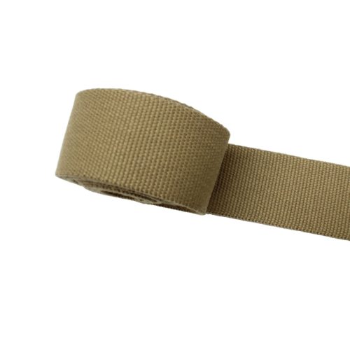 Cotton Webbing, Dark beige, 40 mm