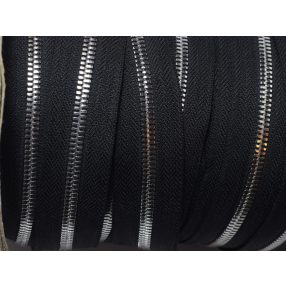 2 Way Zipper Metal 6mm From 40 CM To 1m Black 