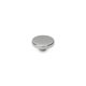 Flat head design stud, silver, 14 mm